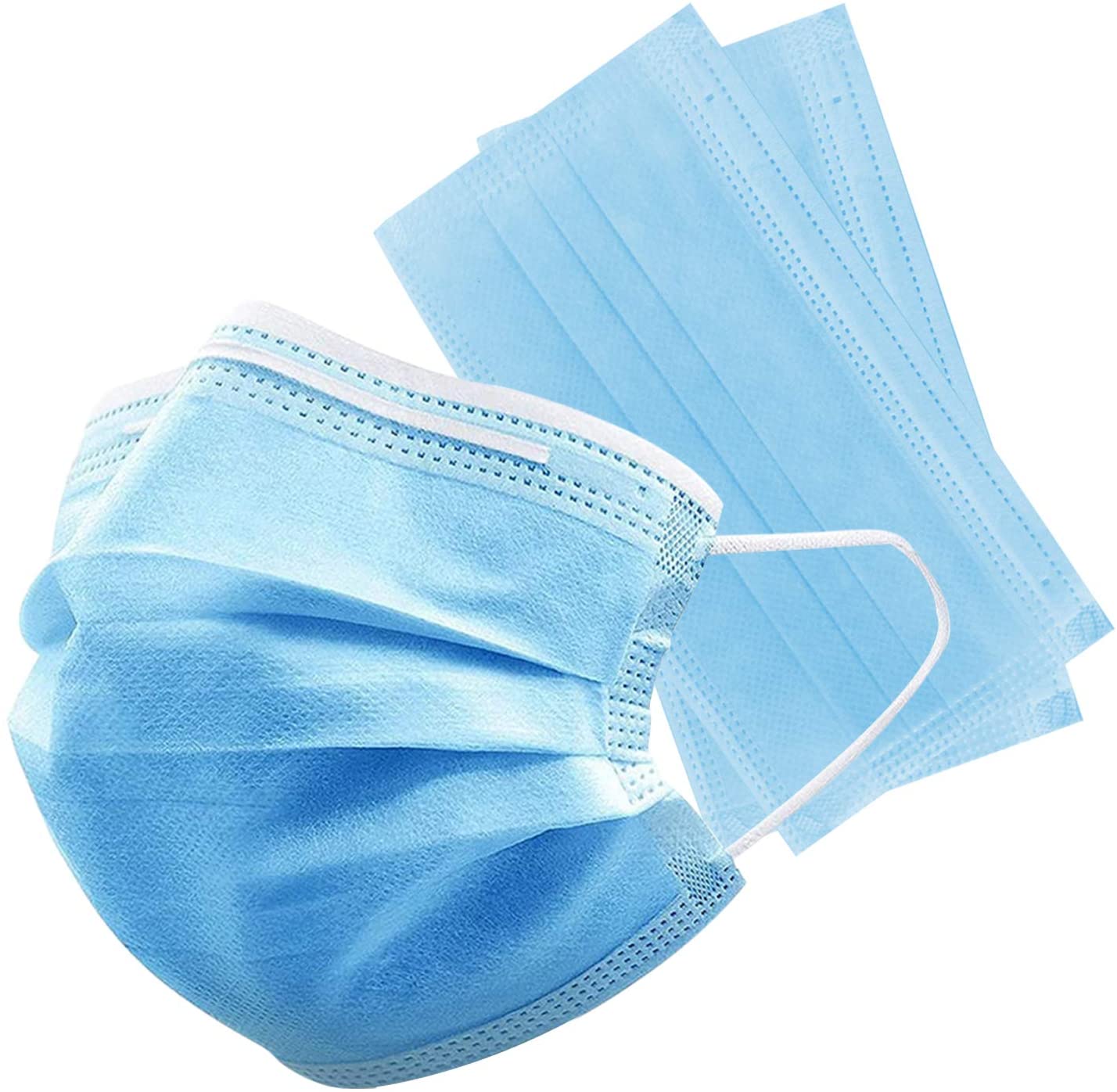 Disposable 3  ply  Face  Mask  50 pack Global Medical 